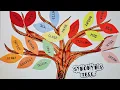 Synonyms Tree Vocabulary Learning Craft Colourful Synonyms Tree for Kids