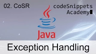 Java Exception Handling 02 The Catch or Specify Requirement
