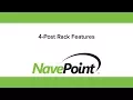NavePoint Open Frame 4-Post Rack Features