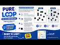 How to Play Pure Loop Puzzle 10x10 Grid Pure Solve No Commentary