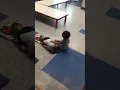 Scarlett was being a lil mama at daycare