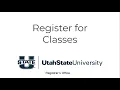 Register for classes in Banner Registration