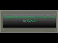 Stretchable horizontal rule or dots in LaTeX latex