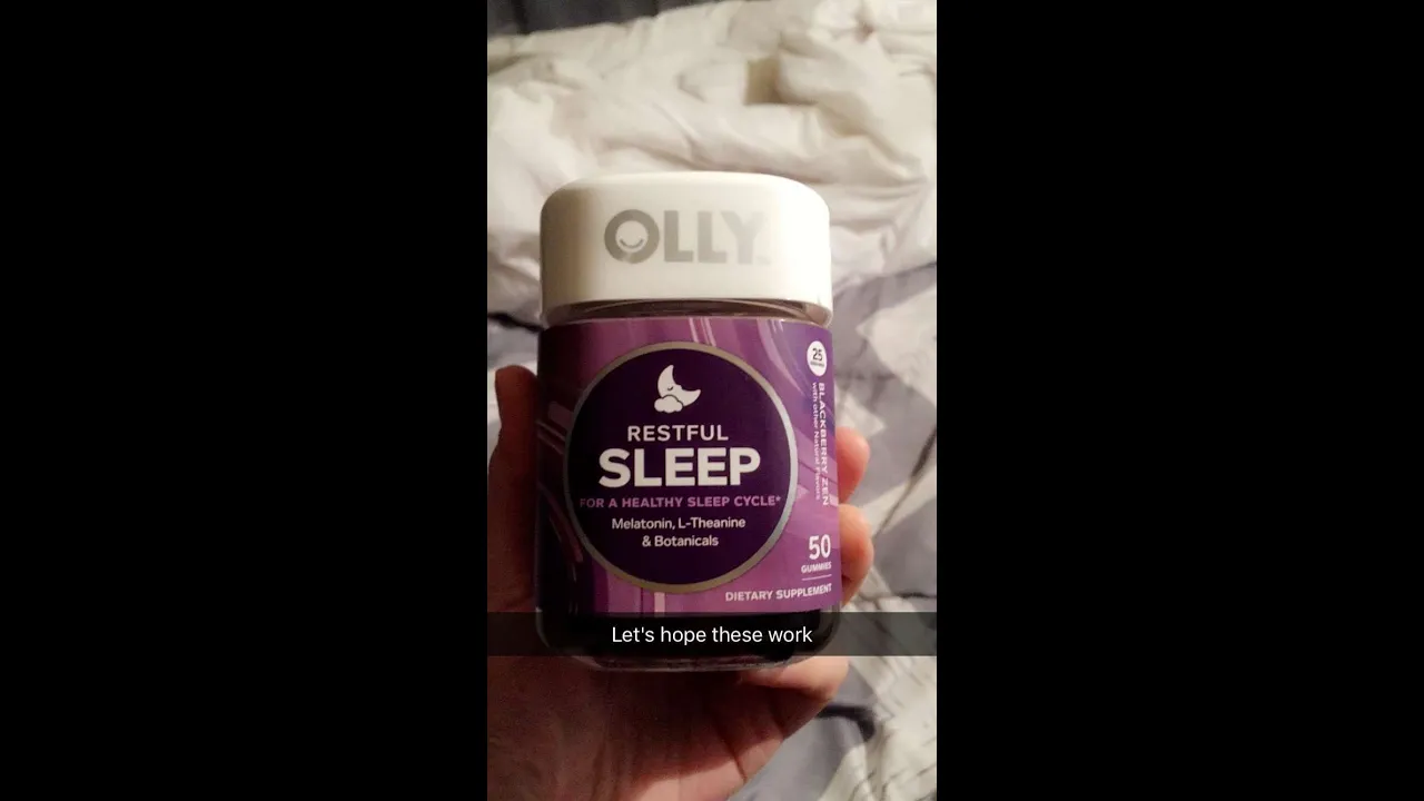 Olly Vitamins Sleep Review, Olly Vitamins