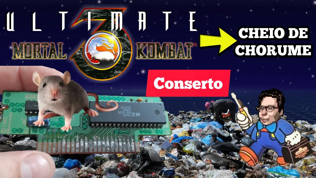 CONSERTANDO UM ULTIMATE MORTAL KOMBAT 3 !!!