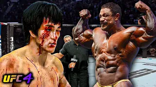 bruce lee vs muscle master coach ea sports ufc 4 