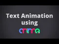 Text Animation using Anime js 4
