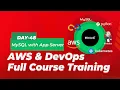 AWS DevOps Practitioner Training 48 - MySQL integration with App server