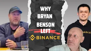 why i left binance for something bigger bryan benson aurum