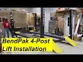 BendPak 4 Post Lift Install