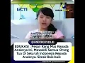 Pesan kang mus kepada anaknya mewakili semu orang tua