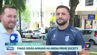 Chapecó conhece amanhã os campeões da Copa NDTV de Futebol Sete