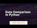 data comparison in python