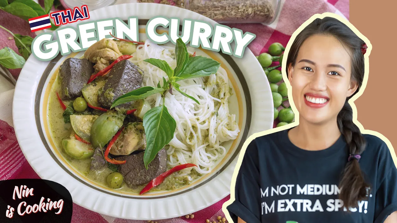 Forget take out, this is easy! THAI GREEN CHICKEN CURRY - By RECIPE30.com. 