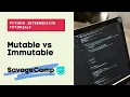 Python Immutable vs Mutable Objects