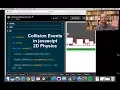 2D Physics in Javascript 3 Collision Events