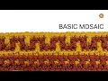 How Mosaic Crochet Works Beginner Tutorial Lesson 1