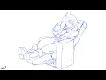 Diaper Animation Recliner