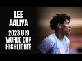 Lee Aaliya 2023 FIBA U19 World Cup Highlights
