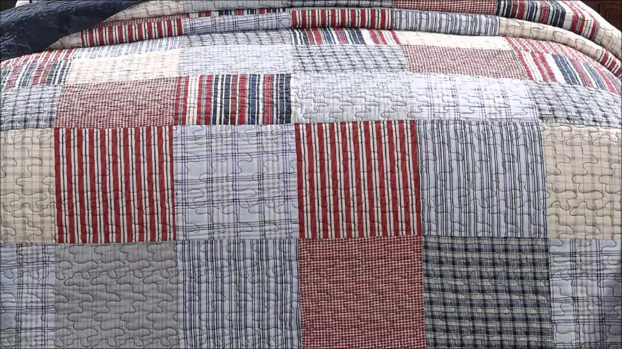 Blue Plaid Patchwork