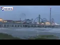 June 17 High Winds Heavy Rain in Galveston