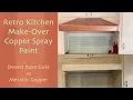 DIY Vent Hood - Desert Rose Gold vs Metallic Copper
