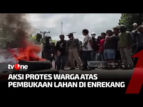 Protes Pembukaan Lahan, Warga Enrekang Lakukan Aksi Unjuk Rasa dan Blokade Jalan Trans-Sulawesi