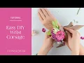 DIY Wrist Corsage That Doesn t Slide Around Slap Bracelet