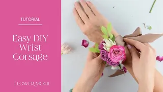 DIY Wrist Corsage That Doesn t Slide Around Slap Bracelet