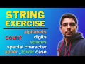 Count digits alphabets spaces special character in a String loops if else exercise 11 CS
