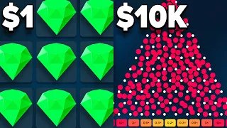 $1 vs $10,000 Gambling..