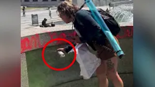 Kentucky woman faces felony charges for WWII Memorial vandalism NBC4 Washington
