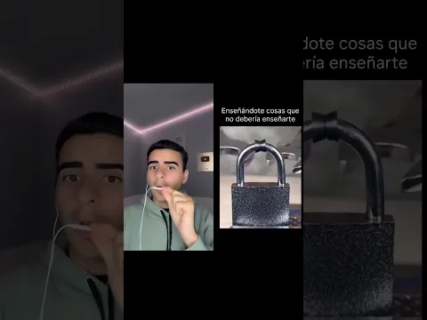 COMO ABRIR UN CANDADO SIN LA LLAVE?😱 #viral #llave #candado #trucos