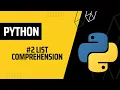 Master Python List Comprehension Create a list of squares of all even numbers
