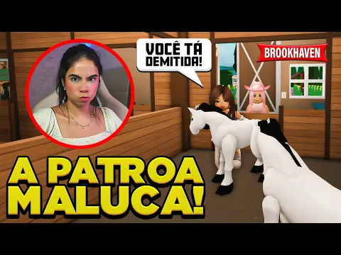 Video Thumbnail: CONTRATEI UMA FUNCIONÁRIA ESTRANHA PARA MINHA FAZENDA EM BROOKHAVEN 