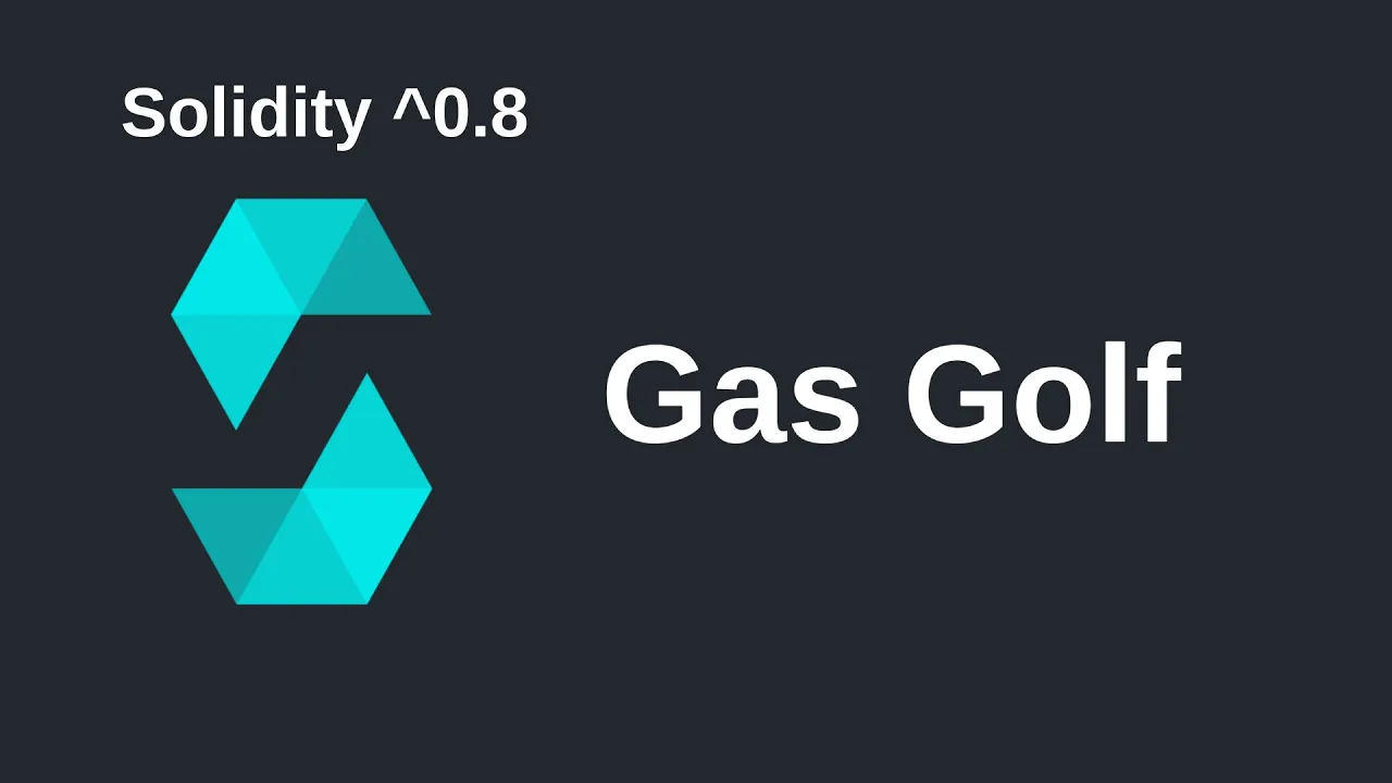 Gas Golf | Solidity 0.8