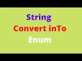 How to convert string into enum in swift