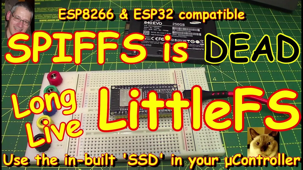 #203 SPIFFS vs LITTLEFS for ESP32✅ & ESP8266✅ (not Arduino UNO❌)
