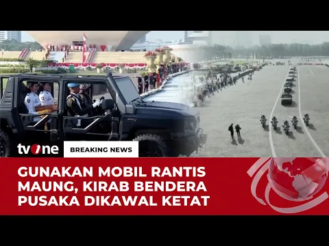 Dikawal Polisi, Rombongan Kirab Bendera Berangkat ke bandara Halim