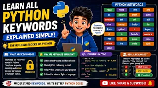 Learn All Python Keywords Python Tutorial for Beginners