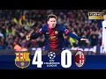 Barcelona 4-0 AC Milan UCL - Round of 16 2013 Extended Highlights