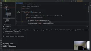 Day 21 Java OOP - Multithreading Continued Notes Coding