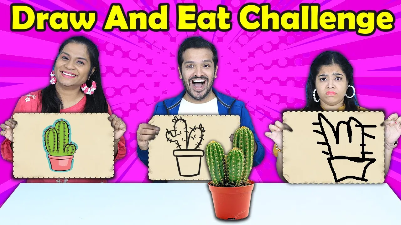 Draw And Eat Challenge | Hungry Birds
