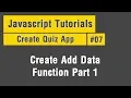 Quiz App - Arabic JavaScript Tuts