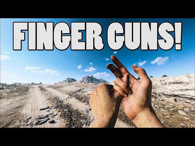 FINGER GUNS EASTER EGG! - Battlefield V (joke weapon)