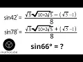 How to find sin42 sin78 and sin66