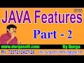 JAVA Features Part - 2 By DURGA Sir on 19-03-2020 9AM