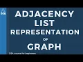 Adjacency list representation of graph in data structure DSA course link in description below