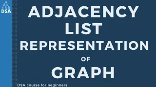 Adjacency list representation of graph in data structure DSA course link in description below