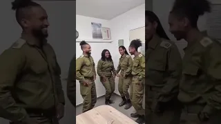 Ethiopian Jewish Officers Dancing Folk Dance Israel War Love 